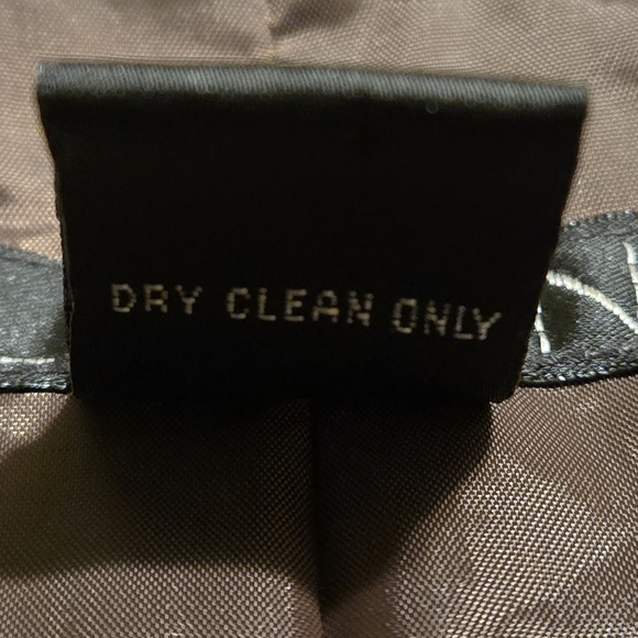 Y2K Silkland 100% Pure Silk Brown Trenchcoat Overcoat Women's 8 Lined 2 Pockets - Picture 13 of 13